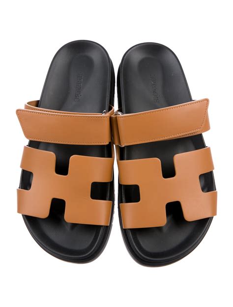 hermes brown sandals price|hermes black chypre sandals.